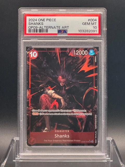 2024 ONE PIECE SHANKS GEM MT 10 eBay Auction Item 375622814413 Tcg