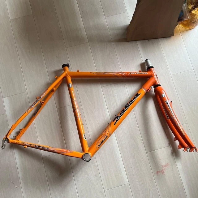 SALSA LAS CRUCES Cyclocross Frame Set Orange 53 Size USED