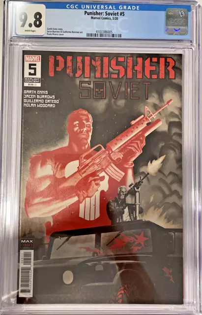 Punisher: Soviet #5 Marvel MAX Comics 2020 Garth Ennis NM- 9.8
