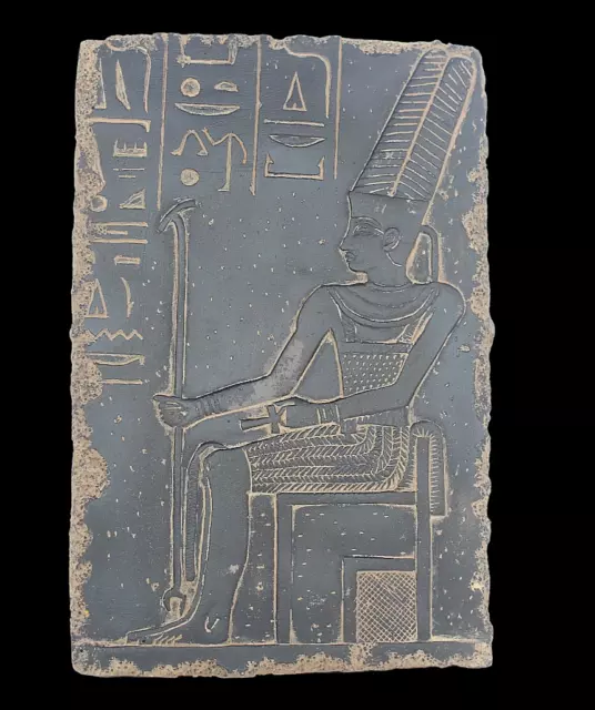 RARE ANCIENT EGYPTIAN ANTIQUE GREATE WARE KING RAMSES II Stella Stela EGYCOM
