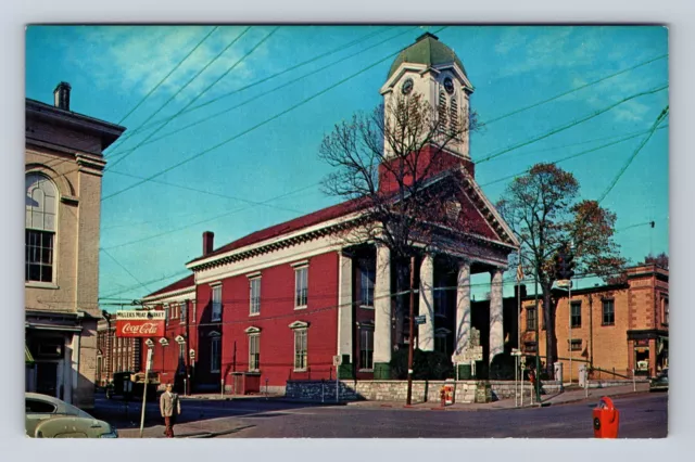 Charles Town WV-West Virginia, Jefferson County Court House, Vintage Postcard