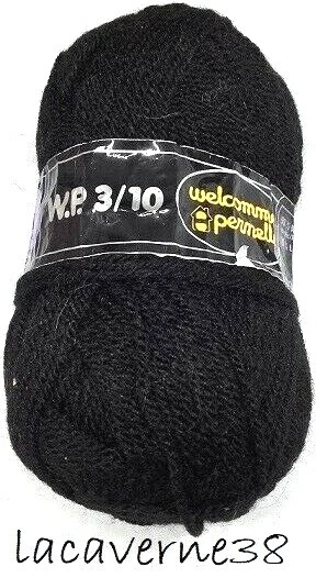 3 Pelotes De Laine Welcomme Pernelle Renaissance Bleu Gris - 50g Chaque, Idéales Pour Tricot 2.5/3, Fil Doux Et Chaud