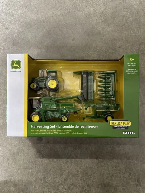 1/64 John Deere ERTL Harvesting Set Replica Play - LP81106