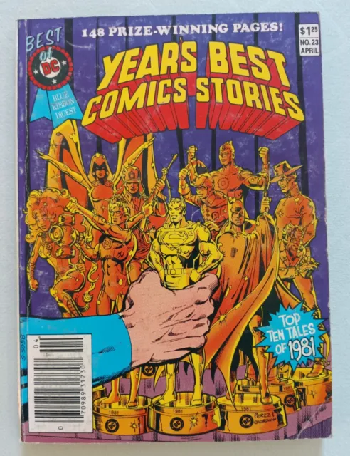 Best Of Dc Blue Ribbon Digest #23, Year's Best Comics Stories, Bronze, Fn, 1982