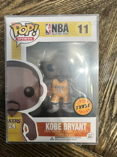 Funko Pop! KOBE BRYANT Yellow LAKERS Jersey #24  NBA CHASE