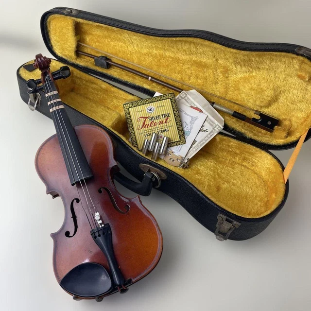 USED 220 SUZUKI 1/8 Violin with Hard Case & No Bow $27.19