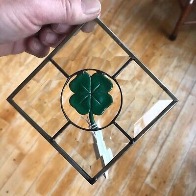 Four Leaf Clover in Stained Glass