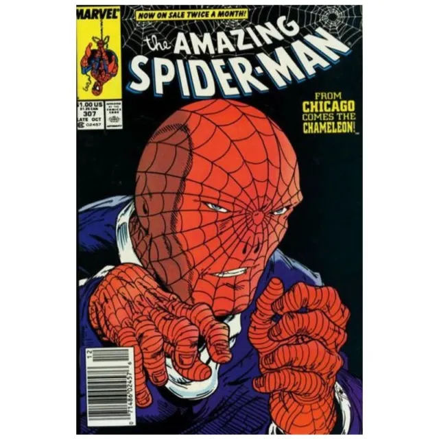 Amazing Spider-Man (1963 series) #307 Newsstand in VF + cond. Marvel comics [o*
