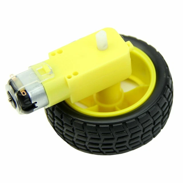 Tt Moteur / 130 Moteur Avec Caoutchouc Wheel / Roue