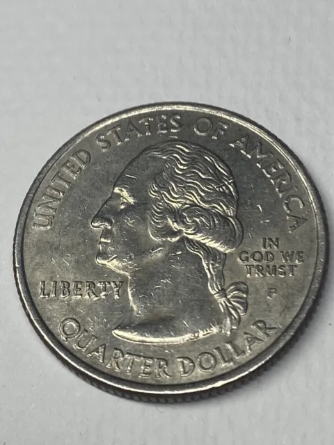 US Quarter Dollar 2004 P Iowa Silver Mint 25c Coin Washington Liberty Reverse