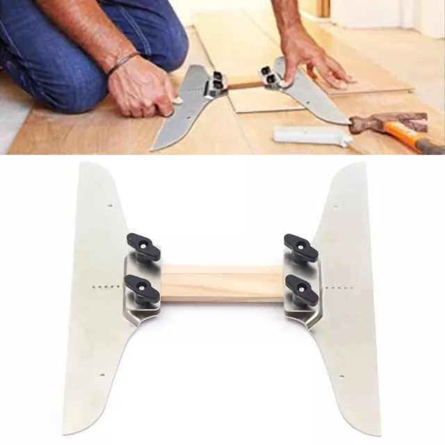 8-14" Stair Tread Template Tool Measuring Stair Gauge Jig Shelf Scribe Tool
