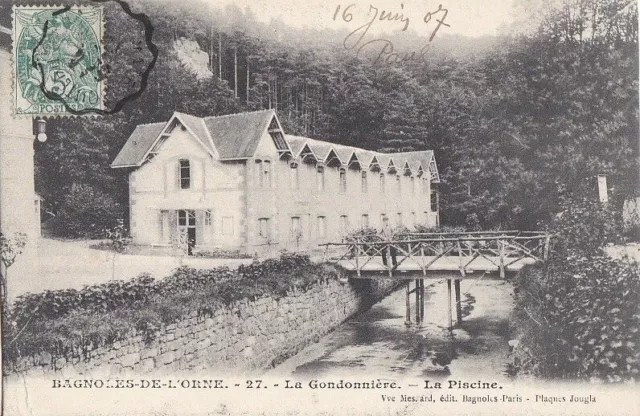 CPA 61 ORNE approx. Alençon Andaine-Passais BAGNOLES DE L'ORNE La Gondonnière 1907