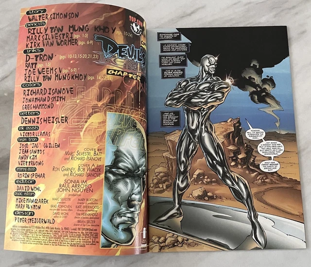 Weapon Zero Silver Surfer #1 Devil's Reign Top Cow Image Marvel 1996 2