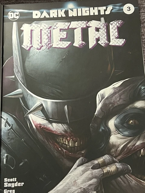 DARK NIGHTS METAL #3 NM Mattina Virgin Variant Cover DC Comics Batman Who Laughs