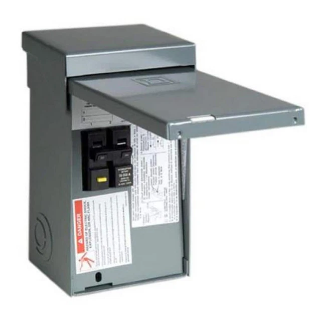 Homeline 50 Amp 2-Space 4-Circuit Spa Panel Main Lug Load Center