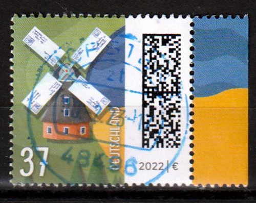 Bund BRD Welt der Briefe  37 ct Briefmühle - Mi. 3703 gestempelt