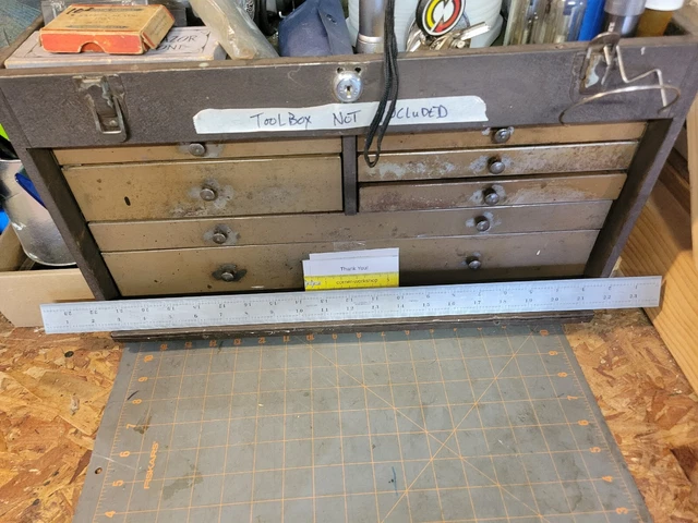 Machinist Tools Starrett 24" Steel Rule Machinist Tools Starrett 24" Steel Rule