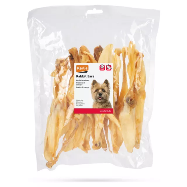 Karlie Orecchie di Coniglio - 8 Pezzo / Pacchetto Risparmio,Snack per Cani,Nuovo