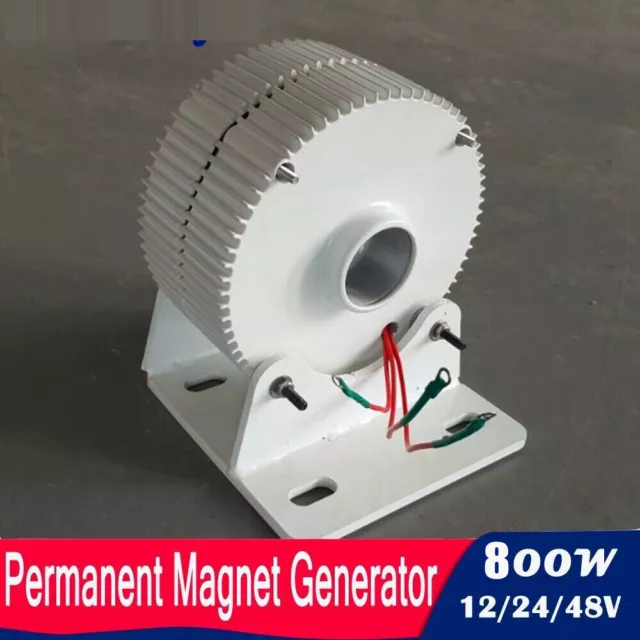 Generador de imán permanente de 800 W motor de CA motor de par 12V 24V 48V motor síncrono de CA