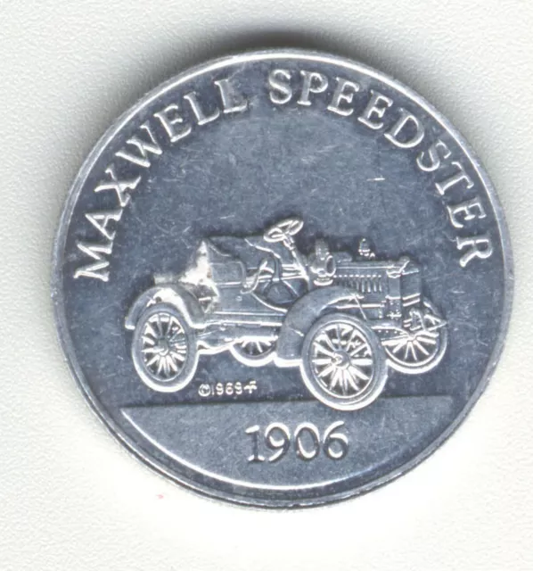 1906 Maxwell Speedster Sunoco Antique Car Coin Series Token