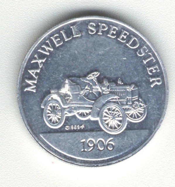 1906 Maxwell Speedster Sunoco Antique Car Coin Series Token