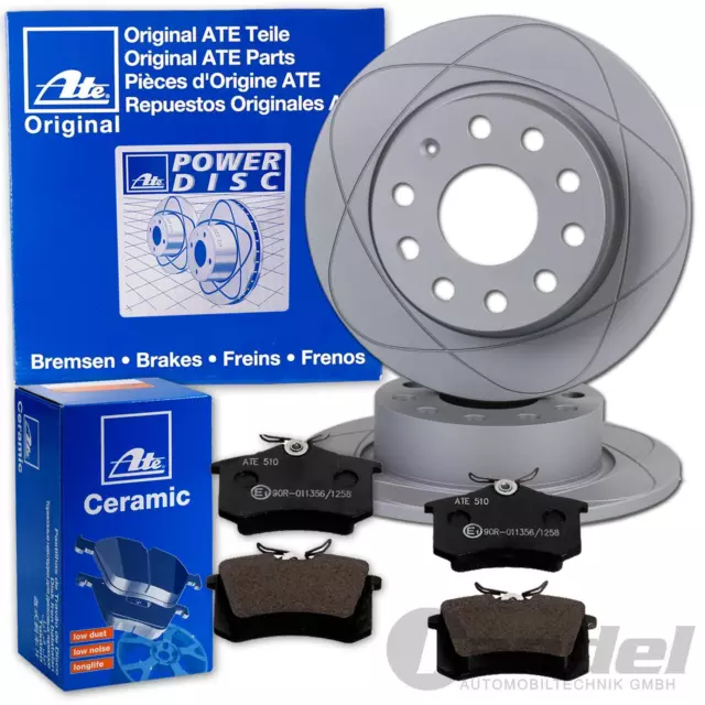 ATE Powerdisc Disques + Revêtements Céramiques Arrière pour Audi A4 8K B8 A5 8T