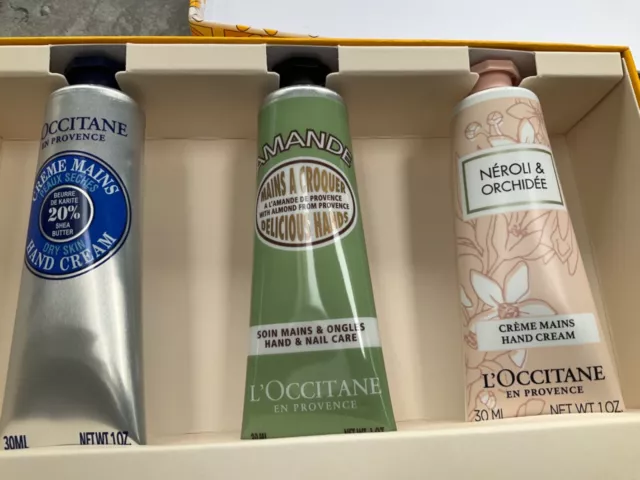 L'Occitane festliche Handcreme-Kollektion - 3 x 30 ml brandneu in Verpackung 3