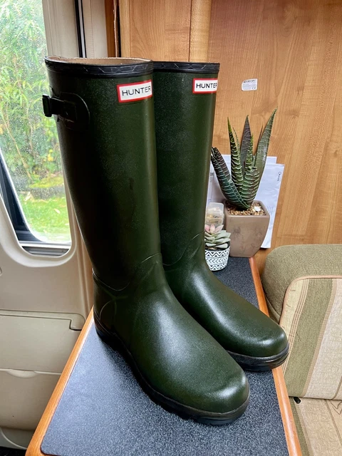 VINTAGE HUNTER SIZE 11 Wellington Boots Made in Scotland Good! £69.95 ...