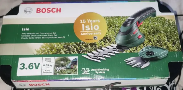Bosch ISIO 3.6V Shrub and Grass Shear Set