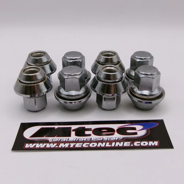Torq GT50 Open Ended Extended Steel Wheel Nuts / M12x1.25 / Chrome
