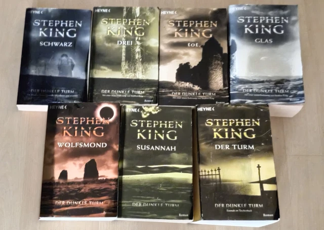 Stephen King Der Dunkle Turm Reihenfolge STEPHEN KING - Der dunkle Turm Teil 1-7; Sammlung, Paket, Konvolut
