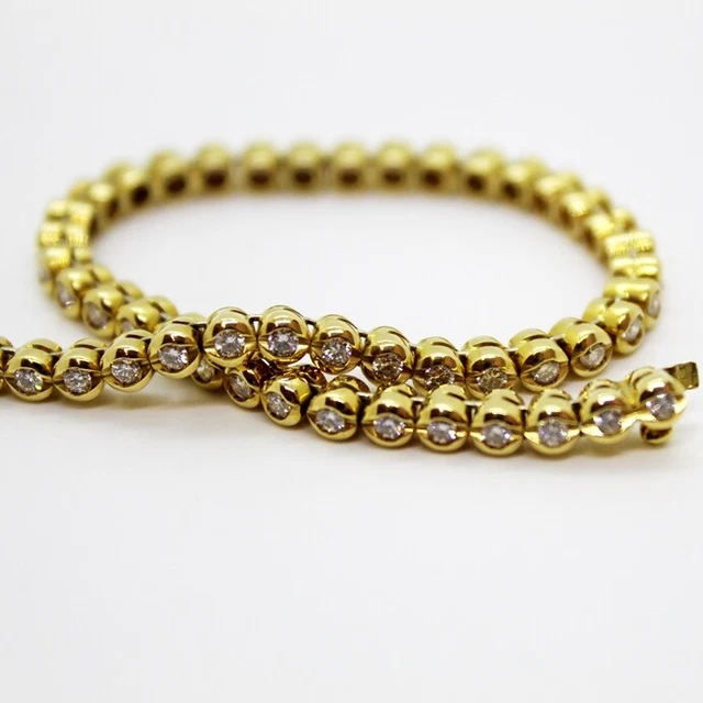 Bracciale Tennis In Oro E Diamanti Ct. 1,02 - ALFIERI & ST. JOHN - Foto 8