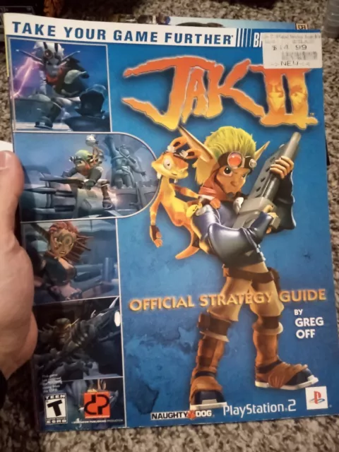 Jak II Official Strategy Guide Playstation 2 Book Magazine Vintage 2003
