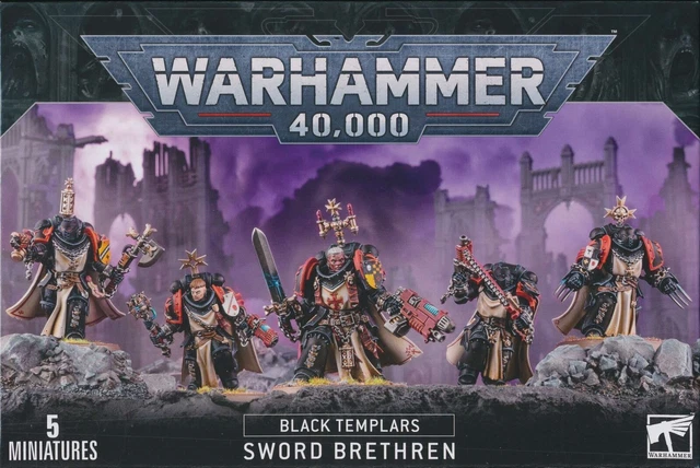 Space Marines 40k Warhammer 40K Black Templars Sword Brethren Primaris ...