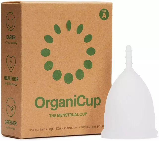 OrganiCup Menstrual Cup - Size A, Size B, Size Mini