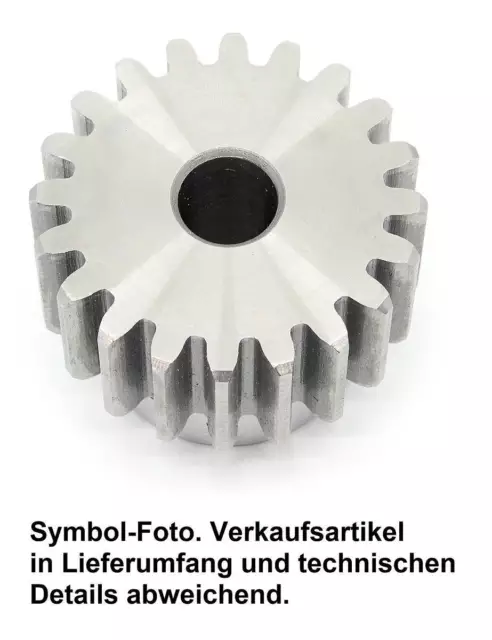 Zahnrad Stirnrad Modul 5, 12–60 Zähne, Stahl C45