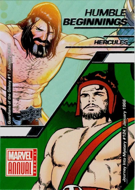 2020-21 2021 Marvel Annual Humble Beginnings Insert - HB-9 Hercules