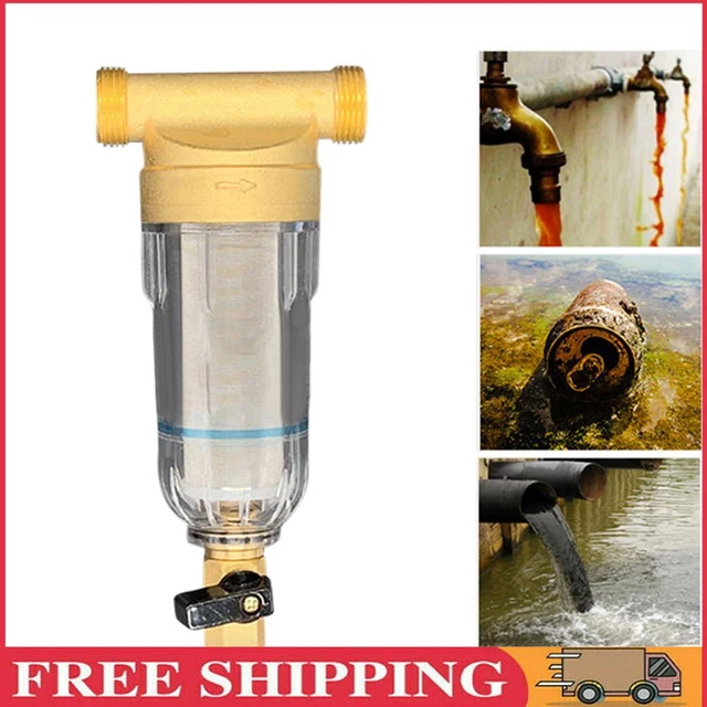 Calentador de agua prefiltro acero inoxidable hardware accesorios herramienta (20 mm)