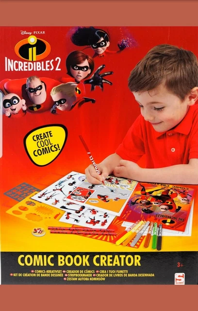 Disney pixar incredibles 2 comic book creator make your own comic book 4 99 picclick
