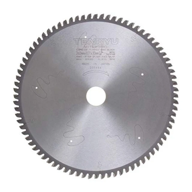 Árbol Tenryu MP-26080AB 260 mm 80T 30 mm, 0,11 Kerf, 5870 Rpm, Kapex