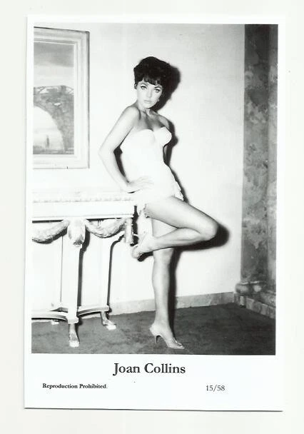 (Bx14) Joan Collins Swiftsure Photo Postcard (15/58) Filmstar Pin Up Glamor