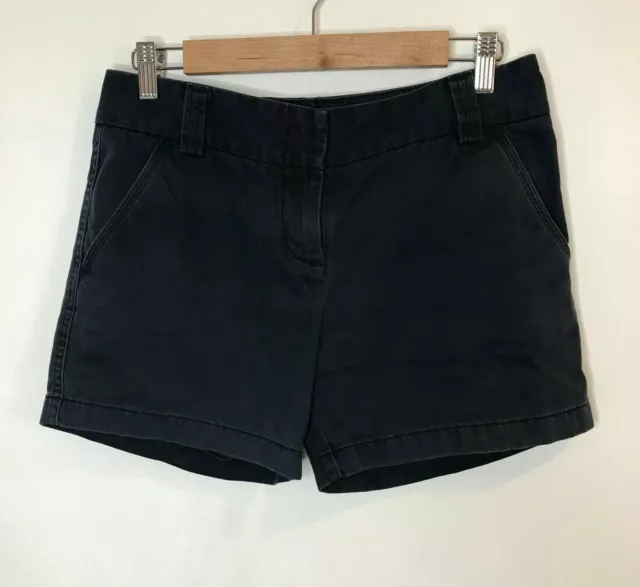 JCREW BROKEN IN Chino Shorts Women s 4 Navy Blue City Fit Stretch 4.5 Inseam 5.91 PicClick