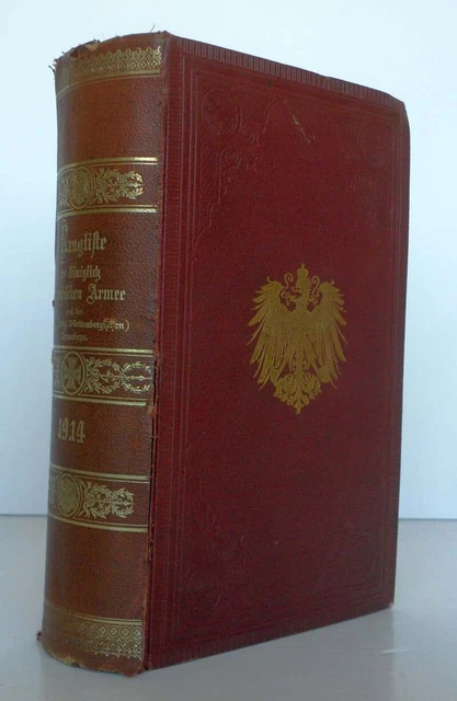 Krieg Militär Preußen Armee Offiziers Rangliste China Kolonie Schutztruppe 1914