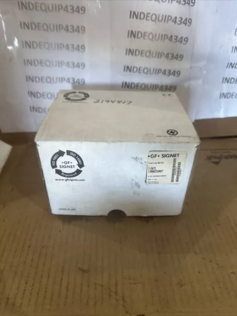 GF Signet 3-5075 Totalizing Flow Monitor Brand New. (pallet W)