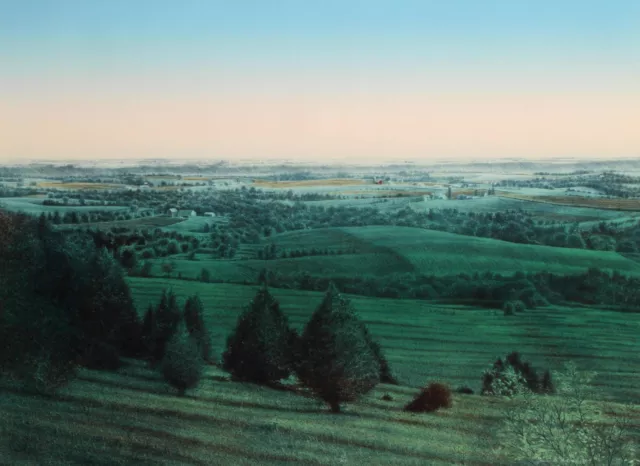 James Butler, Midsummer Paysage, Lithographie, Signée Et Numéroté En Crayon