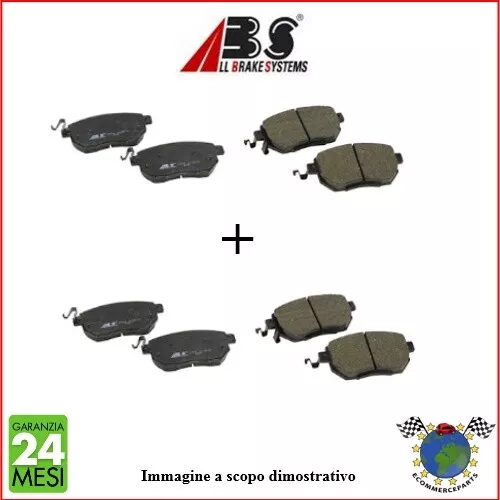 Kit Pastiglie Freno Ant E Post Abs Per Fiat Multipla Stilo Bravo Lancia Delta