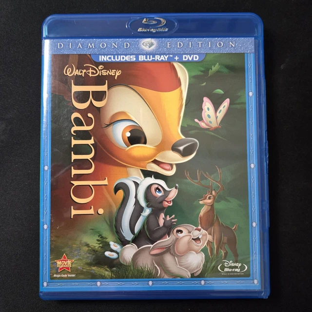 BAMBI (TWO-DISC DIAMOND Edition Blu-ray/DVD Combo in Blu-ray Packaging ...