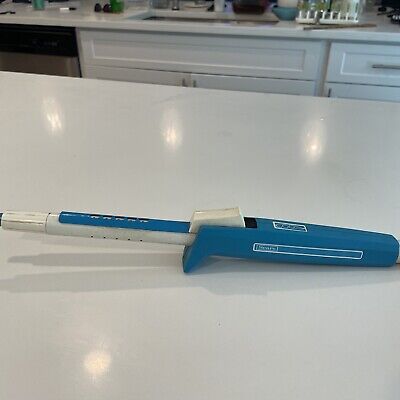 VINTAGE Blue SEARS ELECTRIC CURLING IRON