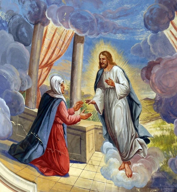 THE RESURRECTED JESUS Appears To His DOUBTING THOMAS DT2 8x10 