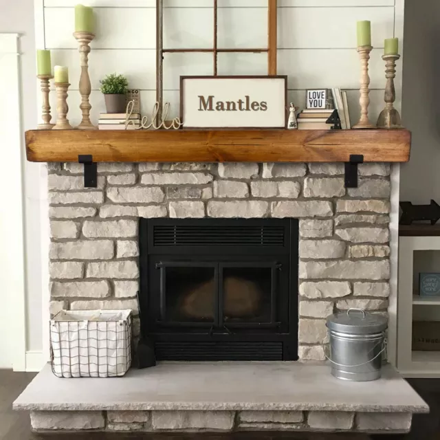 Reclaimed Wooden Mantle Beam 14cm X 7cm | Handmade Solid Wood Pine Timber Style!